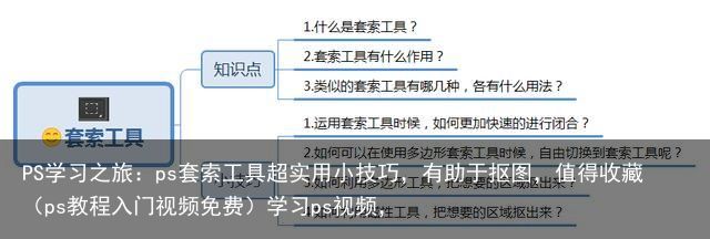 PS学习之旅：ps套索工具超实用小技巧，有助于抠图，值得收藏（ps教程入门视频免费）学习ps视频，