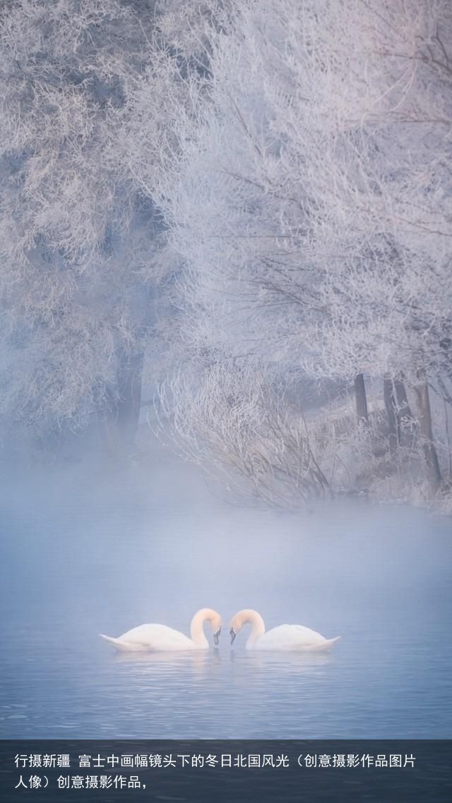 行摄新疆 富士中画幅镜头下的冬日北国风光（创意摄影作品图片 人像）创意摄影作品，