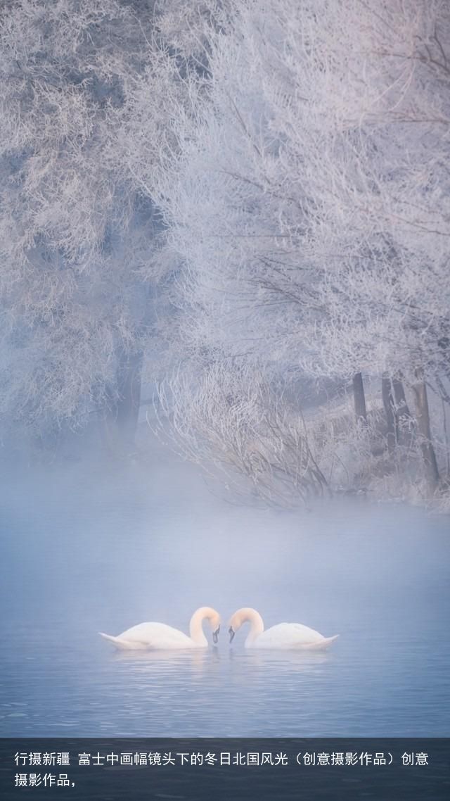 行摄新疆 富士中画幅镜头下的冬日北国风光（创意摄影作品）创意摄影作品，