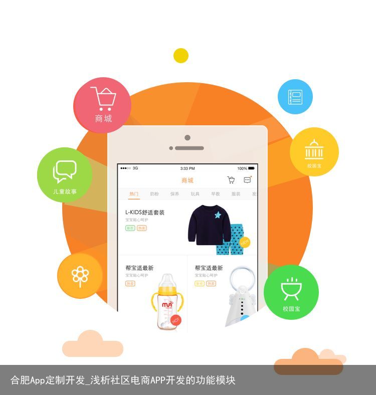 合肥App定制开发_浅析社区电商APP开发的功能模块