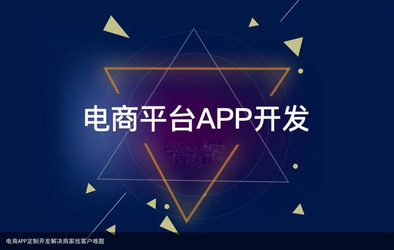 电商APP定制开发解决商家找客户难题