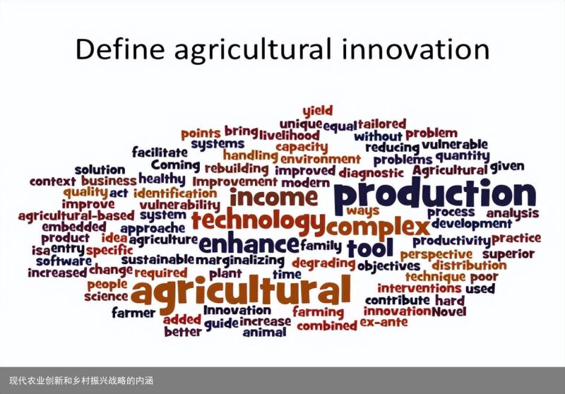现代农业创新和乡村振兴战略的内涵