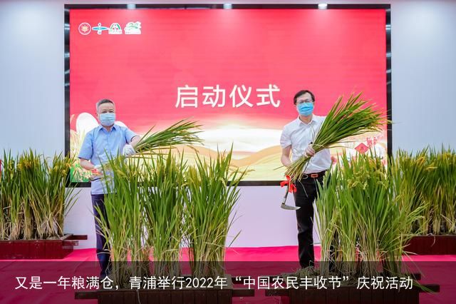 又是一年粮满仓，青浦举行2022年“中国农民丰收节”庆祝活动