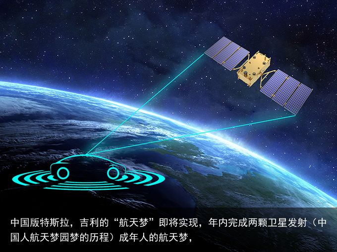 中国版特斯拉，吉利的“航天梦”即将实现，年内完成两颗卫星发射（中国人航天梦园梦的历程）成年人的航天梦，