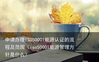 申请办理ISO50001能源认证的流程及范围（iso50001能源管理方针是什么）