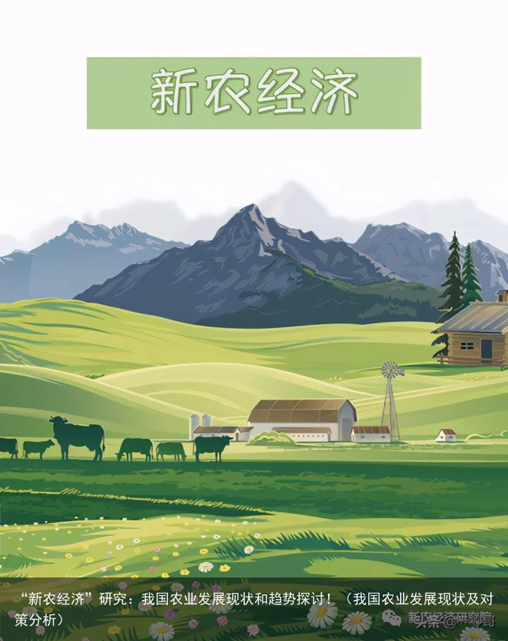 “新农经济”研究：我国农业发展现状和趋势探讨！（我国农业发展现状及对策分析）