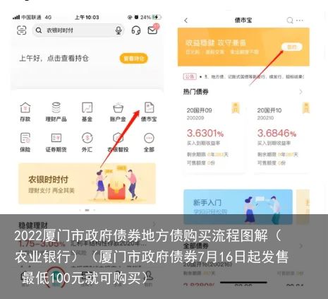 2022厦门市政府债券地方债购买流程图解（农业银行）（厦门市政府债券7月16日起发售 最低100元就可购买）