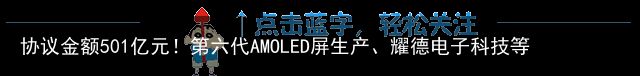 协议金额501亿元！第六代AMOLED屏生产、耀德电子科技等14个项目签约河南新郑（耀德科技股份有限公司）