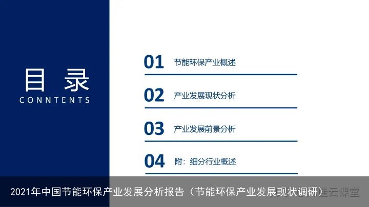 2021年中国节能环保产业发展分析报告（节能环保产业发展现状调研）