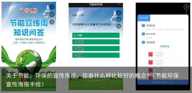 关于节能、环保的宣传海报，你有什么样比较好的概念?（节能环保宣传海报手绘）