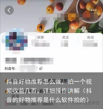 抖音好物推荐怎么做，拍一个视频收益几百，详细操作讲解（抖音的好物推荐是什么软件拍的）