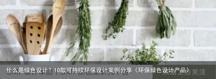 什么是绿色设计？10款可持续环保设计案例分享（环保绿色设计产品）