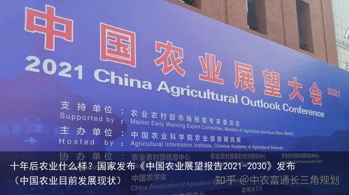 十年后农业什么样？国家发布《中国农业展望报告2021-2030》发布（中国农业目前发展现状）