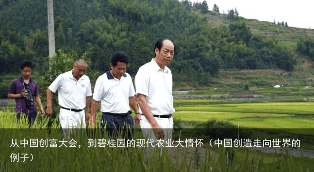 从中国创富大会，到碧桂园的现代农业大情怀（中国创造走向世界的例子）