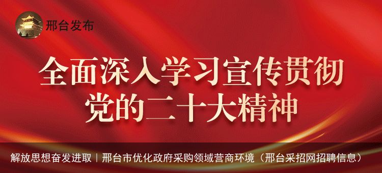 解放思想奋发进取｜邢台市优化政府采购领域营商环境（邢台采招网招聘信息）