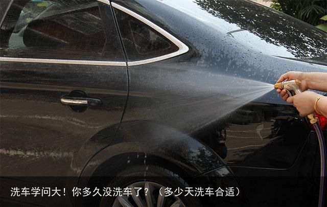 洗车学问大！你多久没洗车了？（多少天洗车合适）