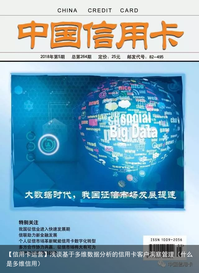 【信用卡运营】浅谈基于多维数据分析的信用卡客户洞察管理（什么是多维信用）