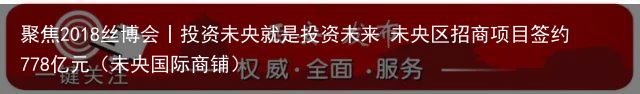 聚焦2018丝博会丨投资未央就是投资未来 未央区招商项目签约778亿元（未央国际商铺）