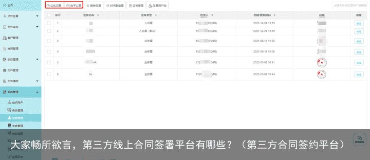 大家畅所欲言，第三方线上合同签署平台有哪些？（第三方合同签约平台）
