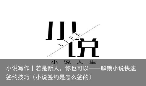 小说写作丨若是新人，你也可以——解锁小说快速签约技巧（小说签约是怎么签的）