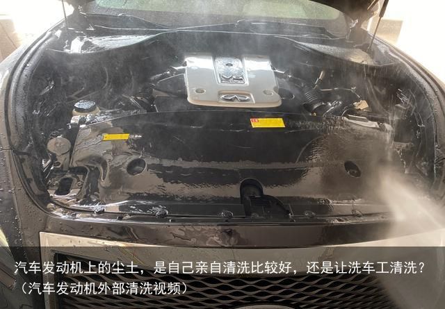 汽车发动机上的尘土，是自己亲自清洗比较好，还是让洗车工清洗？（汽车发动机外部清洗
