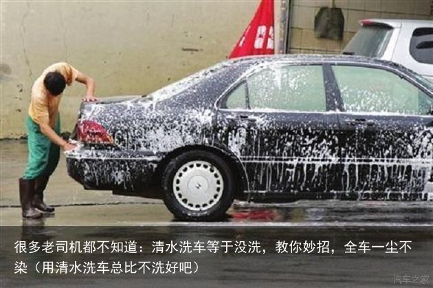 很多老司机都不知道：清水洗车等于没洗，教你妙招，全车一尘不染（用清水洗车总比不洗