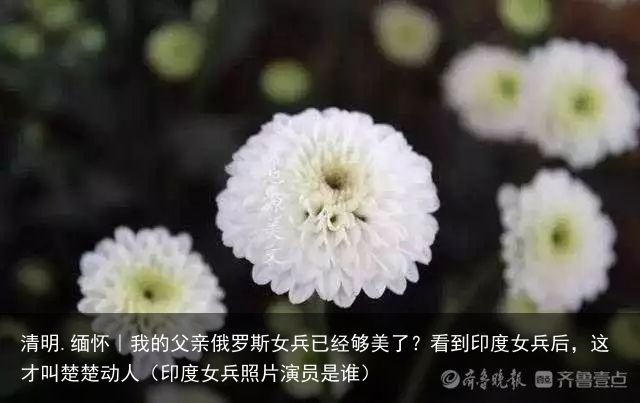 清明.缅怀｜我的父亲俄罗斯女兵已经够美了？看到印度女兵后，这才叫楚楚动人（印度女