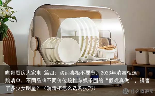 咖哥厨房大家电 篇四：买消毒柜不要愁，2023年消毒柜选购清单，不同品牌不同价位