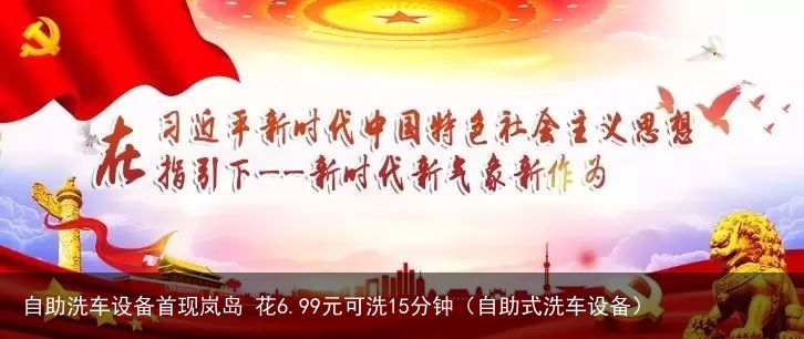 自助洗车设备首现岚岛 花6.99元可洗15分钟（自助式洗车设备）