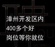漳州开发区内400多个好岗位等你就位！（漳州开发区在哪里港尾吗）
