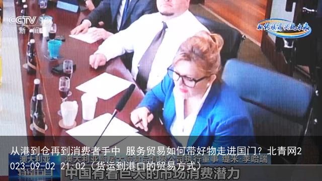 从港到仓再到消费者手中 服务贸易如何带好物走进国门？北青网2023-09-02 