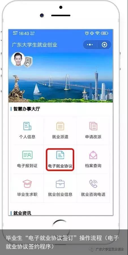 毕业生“电子就业协议签订”操作流程（电子就业协议签约程序）