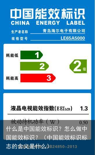 什么是中国能效标识？怎么做中国能效标识？（中国能效标识标志的含义是什么）