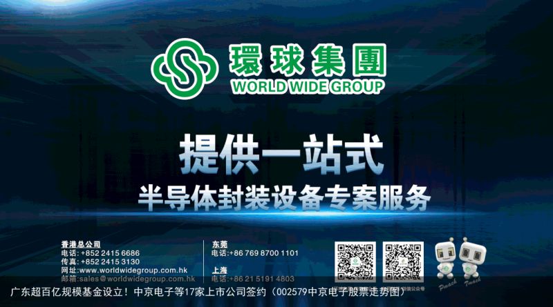 广东超百亿规模基金设立！中京电子等17家上市公司签约（002579中京电子股票走势图）