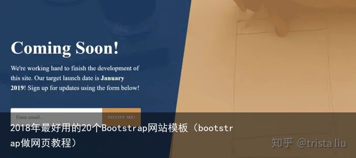 2018年最好用的20个Bootstrap网站模板（bootstrap做网页教程）