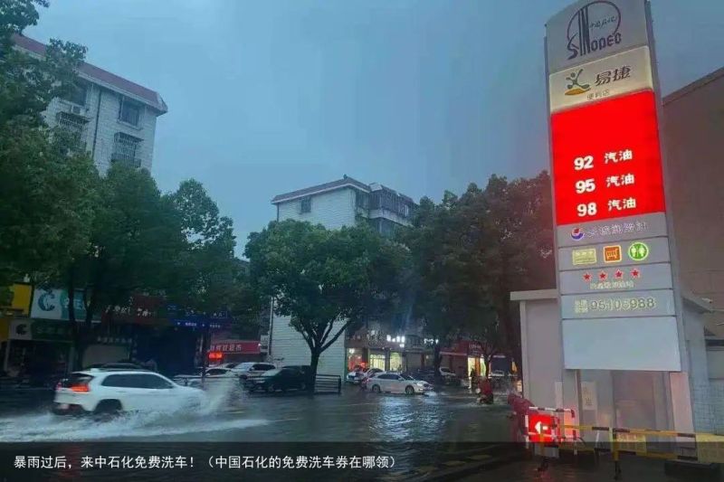 暴雨过后，来中石化免费洗车！（中国石化的免费洗车券在哪领）