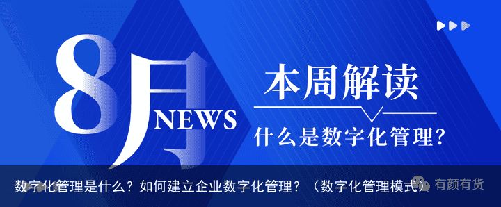 数字化管理是什么？如何建立企业数字化管理？（数字化管理模式）