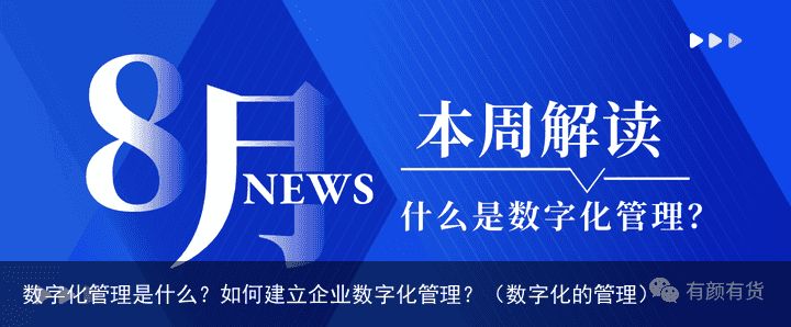 数字化管理是什么？如何建立企业数字化管理？（数字化的管理）