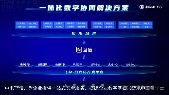 中电蓝信，为企业提供一站式安全服务，搭建企业数字基石（蓝电电子）