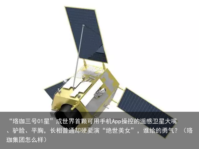 “珞珈三号01星”成世界首颗可用手机App操控的遥感卫星大嘴